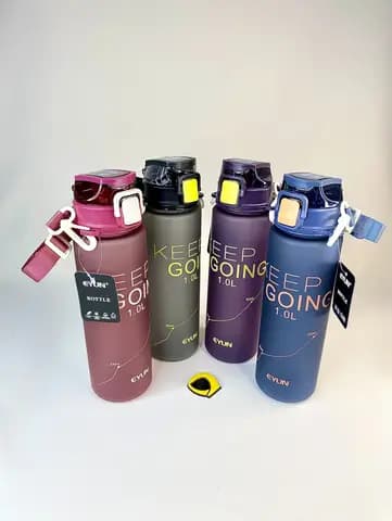 قمقمه ورزشی یک لیتری بند دار KEEP GOING برند EYUN