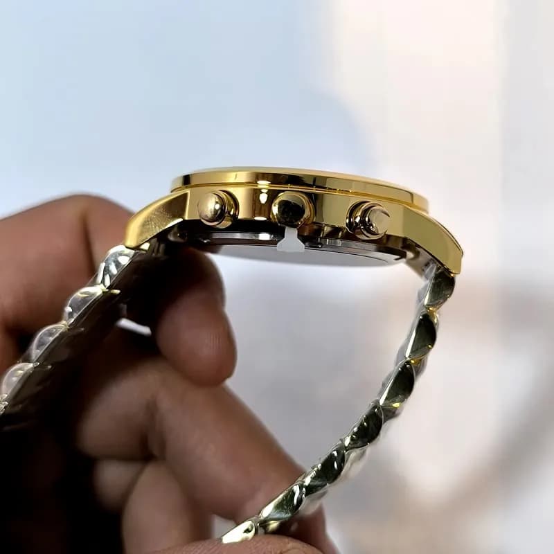 ساعت مردانه الگانس موتور ژاپن – رنگ ثابت – ضد آب – طرح سه موتور – 105203 — تصویر ۳