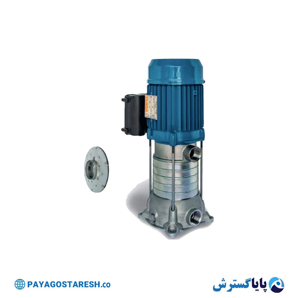 پمپ عمودی طبقاتی تمام استیل ورتکس (WORTEX) مدل MULTI VX 4-4