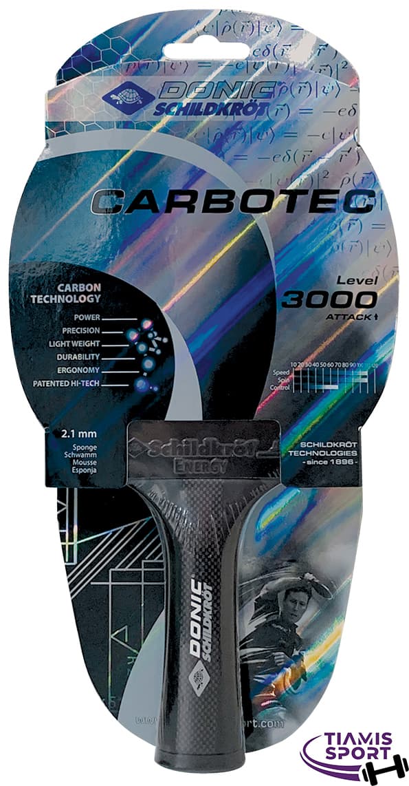 راكت پينگ پنگ دونيك | مدل Carbotec LEVEL 3000