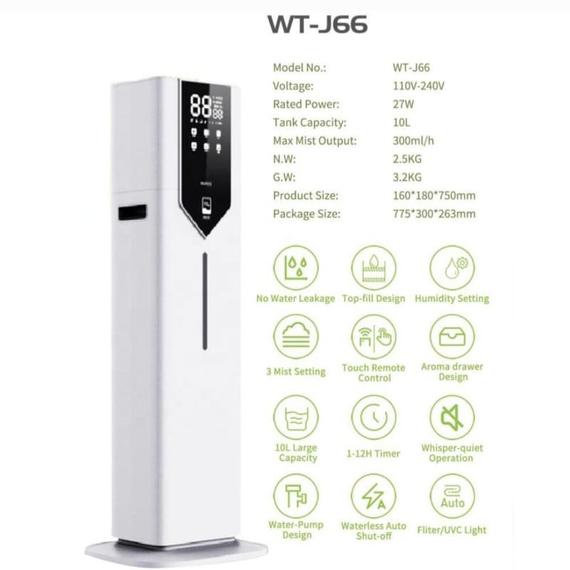 بخور سرد التراسونیک مدل WT-J66