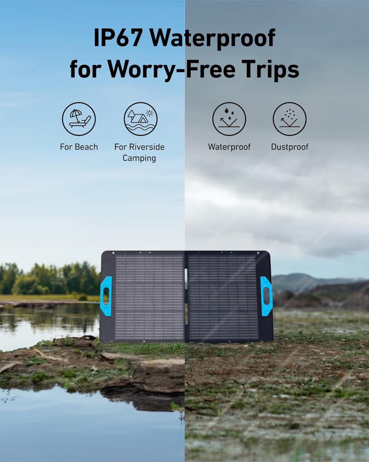 شارژ خورشیدی انکر Anker SOLIX PS100 Solar Panel 100W مدل A2434 — تصویر ۶