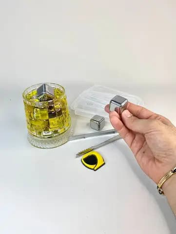 یخ استیل نقره ای 6 عددی