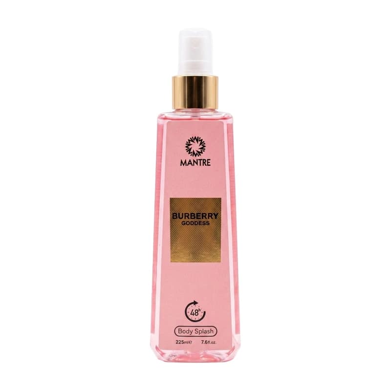 بادی اسپلش زنانه مانتره مدل باربری گادس Burberry Goddess حجم 225 میلی لیتر