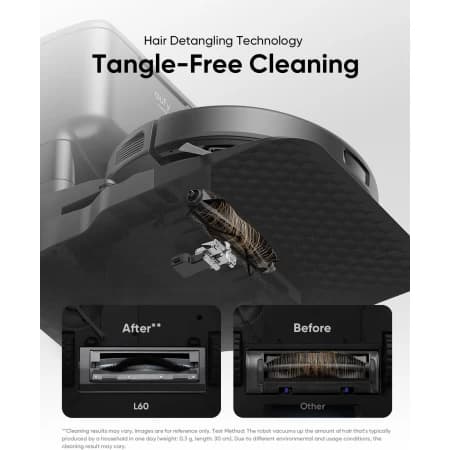 جارو برقی رباتیک یوفی انکر بدون مخزن Anker eufy L60 Hybrid Robot Vacuum Cleaner مدل T2268 — تصویر ۲