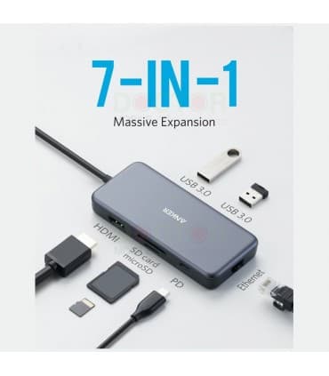 هاب انکر PowerExpand+ 7 in 1 USB-C PD -مدل A8352 — تصویر ۴