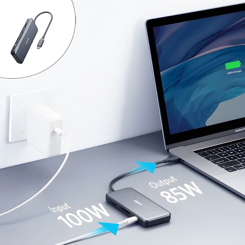 هاب انکر PowerExpand+ 7 in 1 USB-C PD -مدل A8352 — تصویر ۵