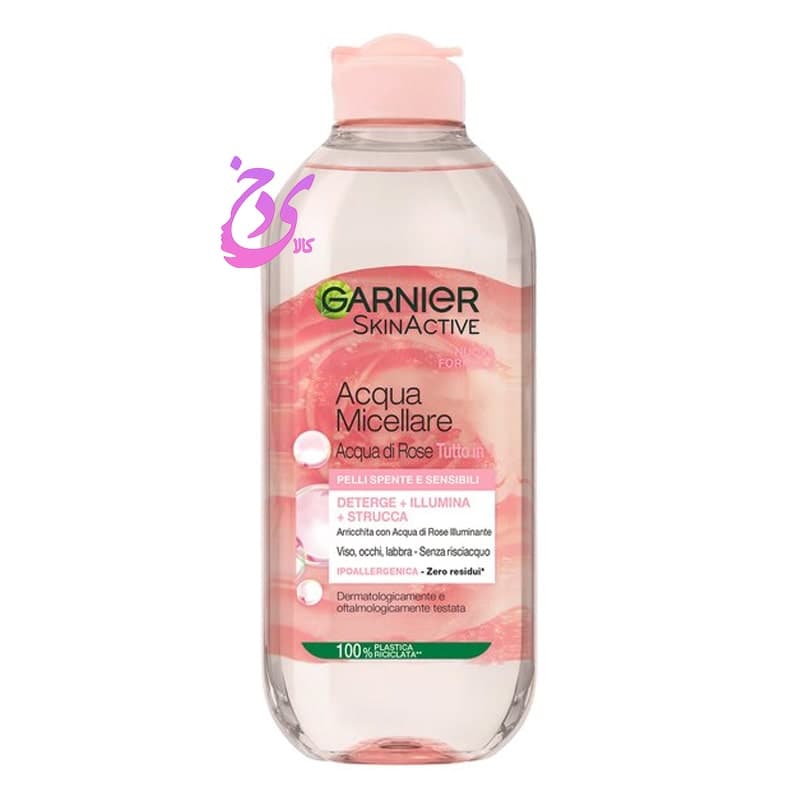 میسلار واتر گل رز گارنیر GARNIER Micellar di Rose حجم 400 میلی لیتر