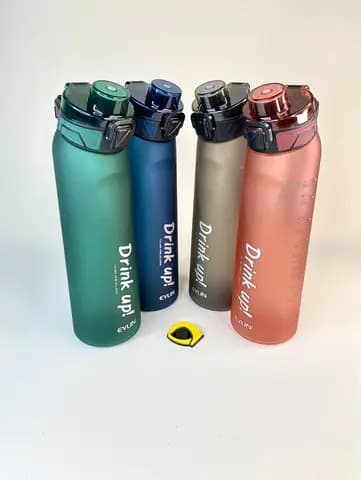 قمقمه ورزشی یک لیتری سرکج !Drink up برند EYUN