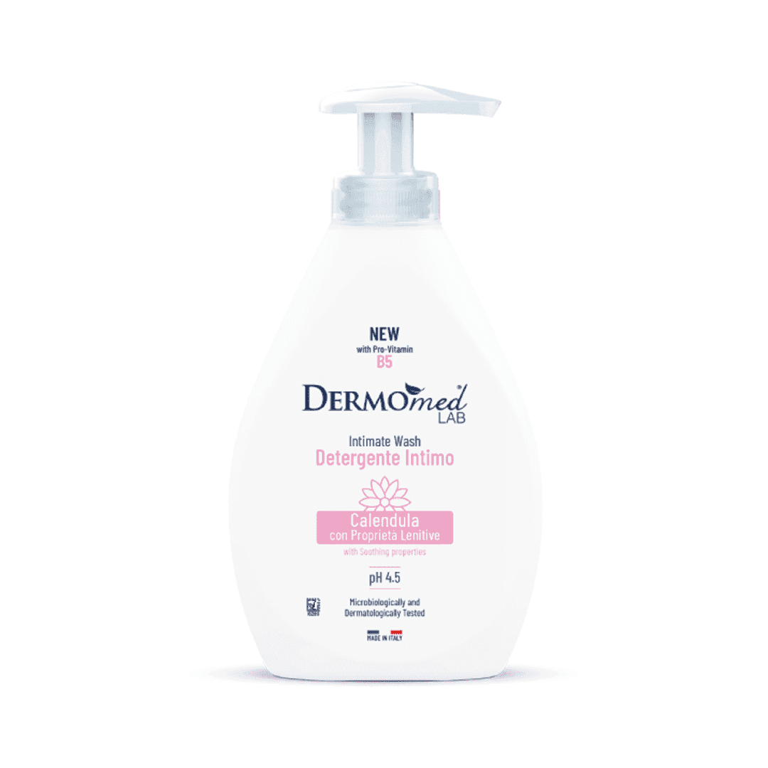 ژل شستشوی نقاط حساس بانوان درمومد 250 میلیلیتر dermomed intimo dos ml 250 calendula PH 4,5