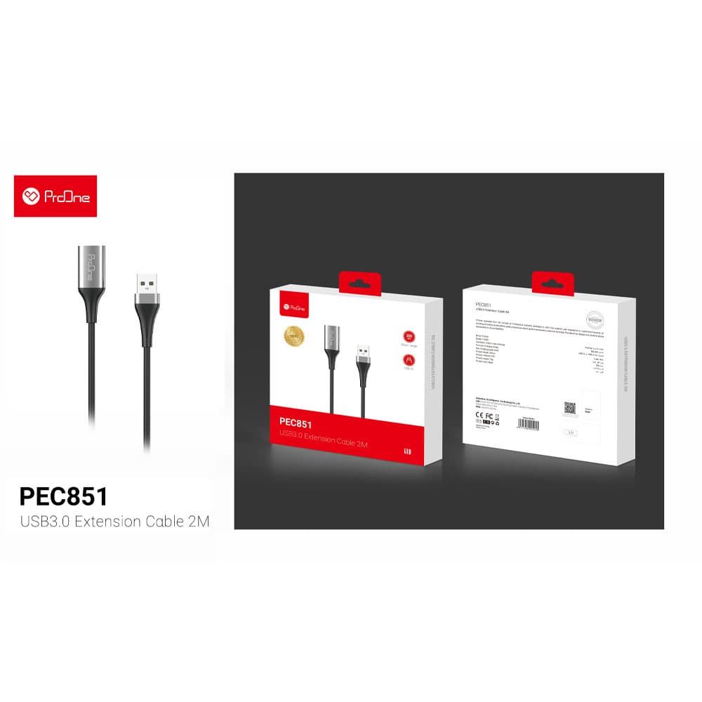 کابل افزایش طول USB 3.0 پرووان مدل PEC851 به طول 2 متر — تصویر ۱۱