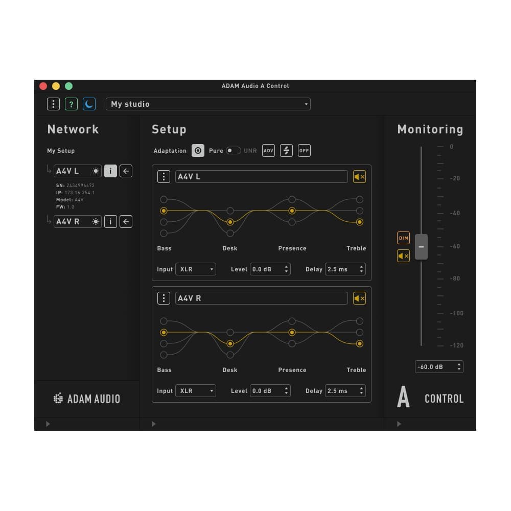 اسپیکر مانیتور ADAM Audio A7V — تصویر ۶