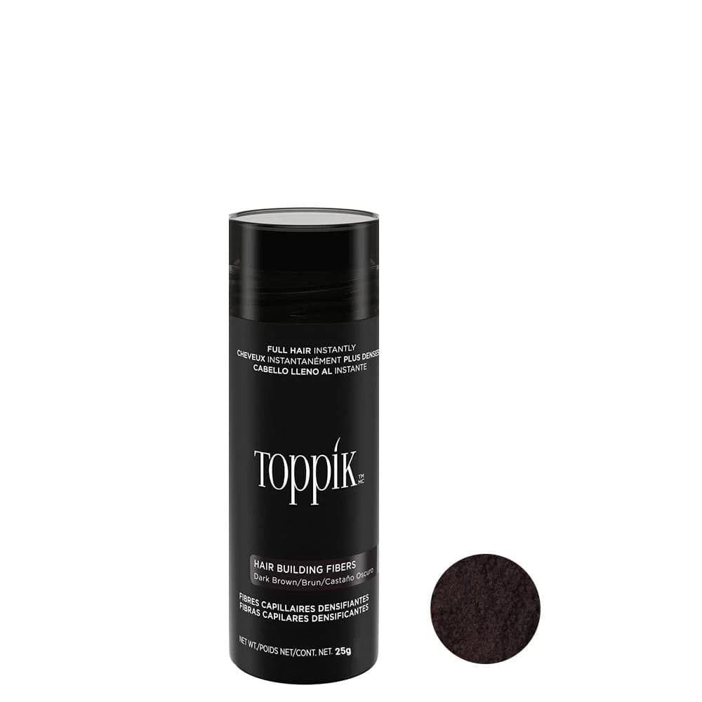 پودر پرپشت کننده مو تاپیک شماره 3 (Dark Brown) بسته 25 گرمی — تصویر ۲