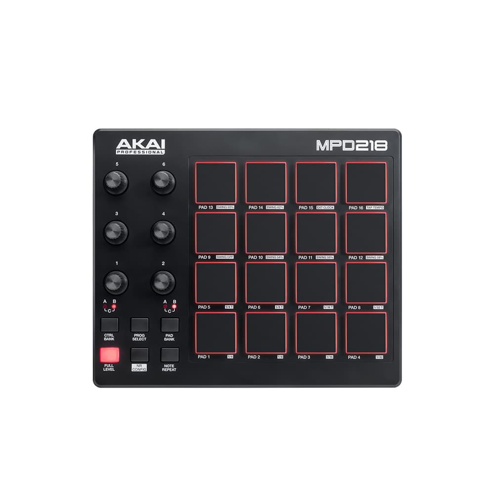 میدی کنترلر و فینگر پد پرتابل AKAI MPD218