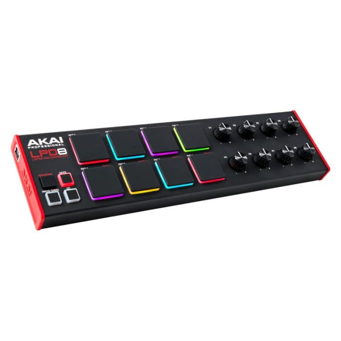میدی کنترلر و فینگر پد پرتابل AKAI LPD8 MK2 — تصویر ۱۰