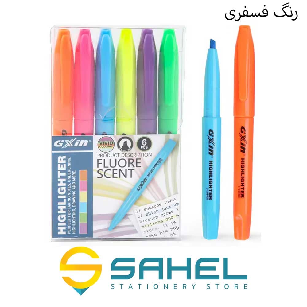 ماژیک علامت زن قلمی 6 عددی جکسین