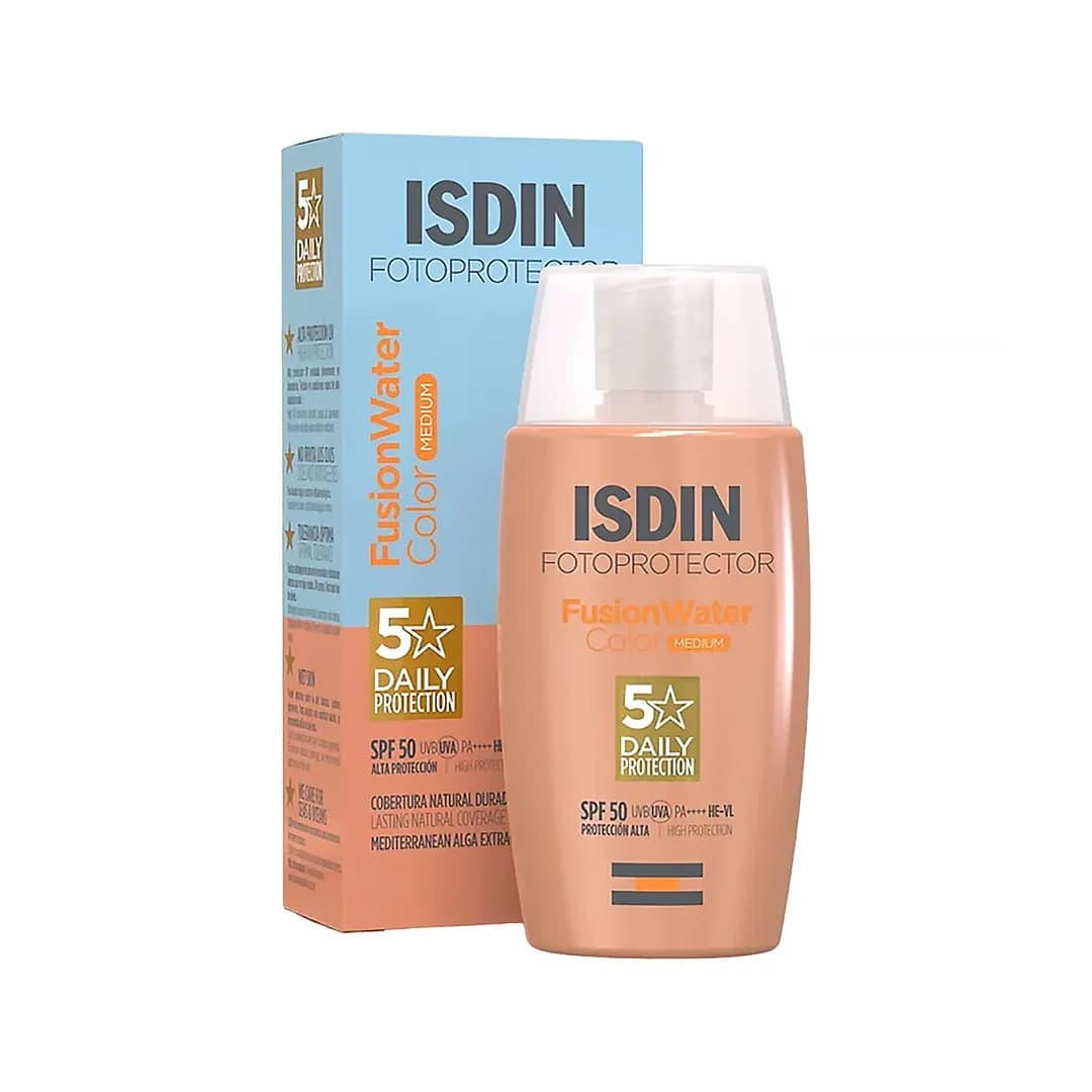 ضدآفتاب فیوژن واتر رنگی ایزدین SPF50 حجم ۵۰ میل