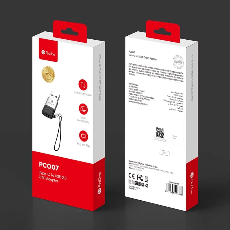 مبدل usb-C به USB پرووان مدل PCO07 — تصویر ۷