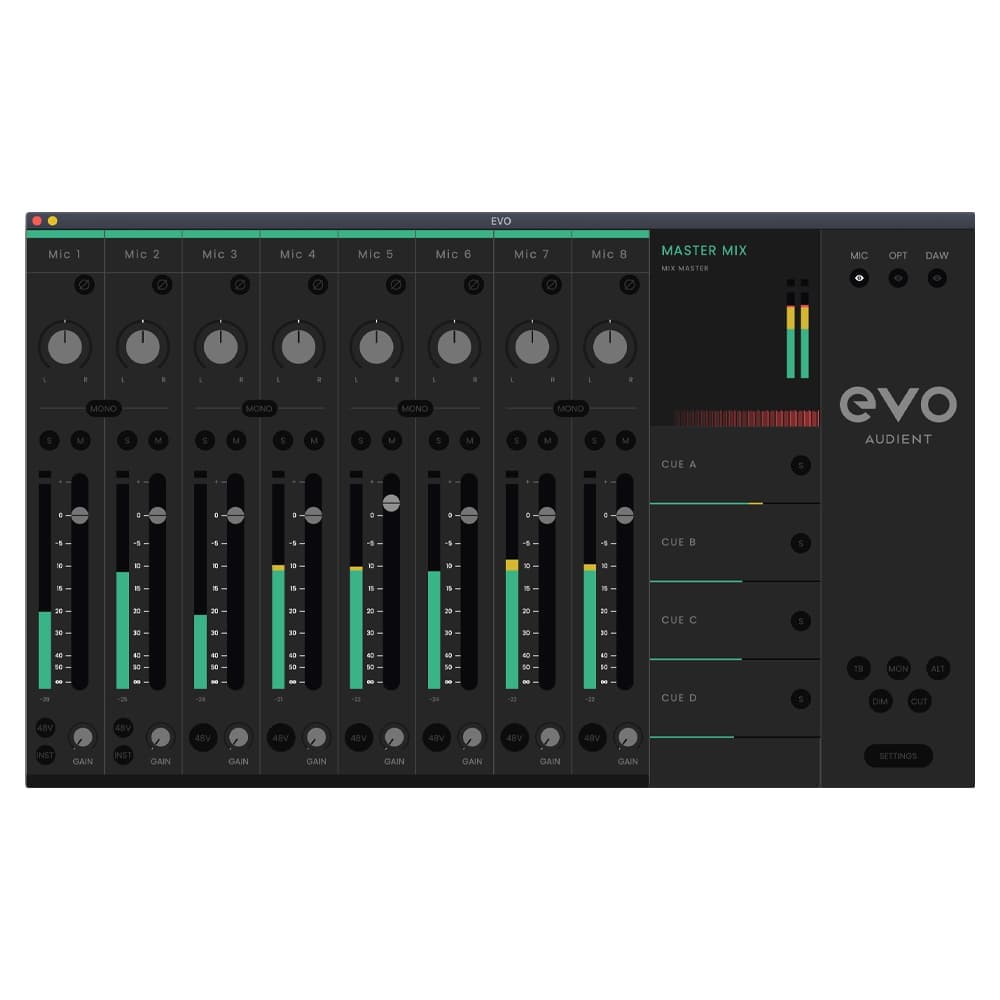 کارت صدا ی حرفه ای Audient EVO 16 — تصویر ۵