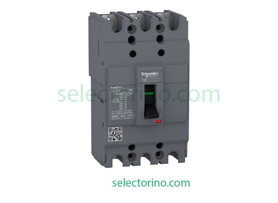 اتوماتیک فیکس 80 آمپر Schneider قدرت قطع 36 کیلو آمپر EZC100H3080 G12F3A80