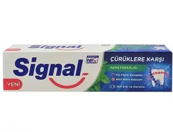 خمیر دندان ضد پوسیدگی signal سیگنال حاوی عصاره نعناع حجم 100 میلی لیتر