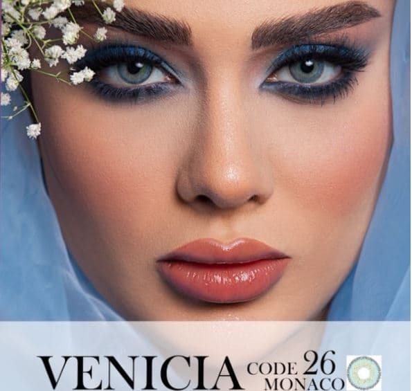لنز رنگی چشم ونیسیا (Venicia) مدل موناکو MONACO کد 26 — تصویر ۲
