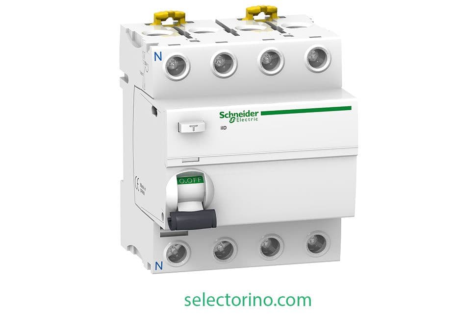 محافظ جان سه فاز 63 آمپر300 میلی آمپر A9R44463 Schneider