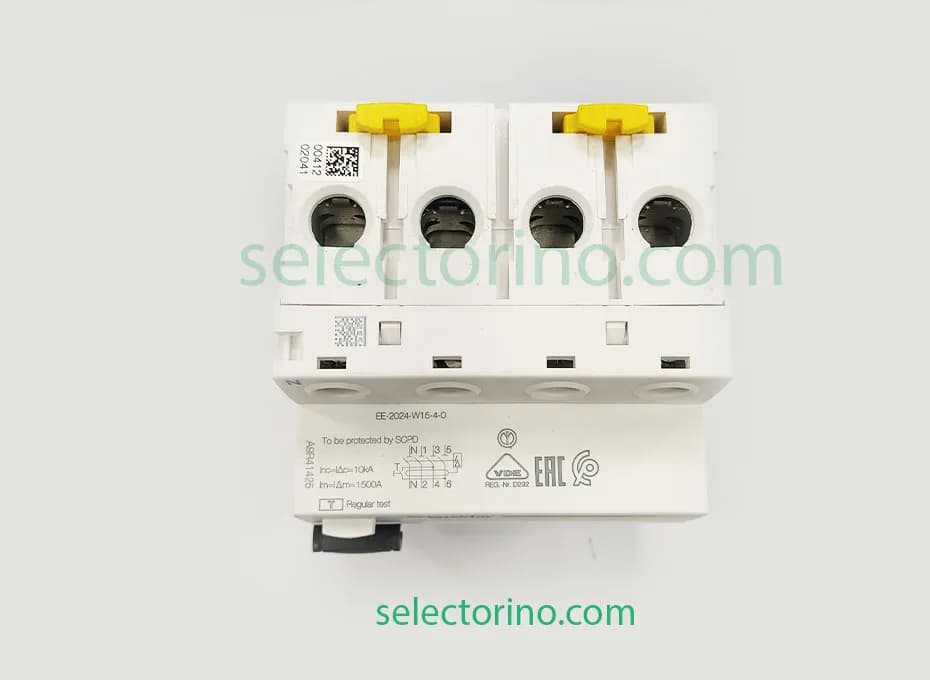 محافظ جان سه فاز 25 آمپر 30 میلی آمپر A9R50425 Schneider اشنایدر — تصویر ۳