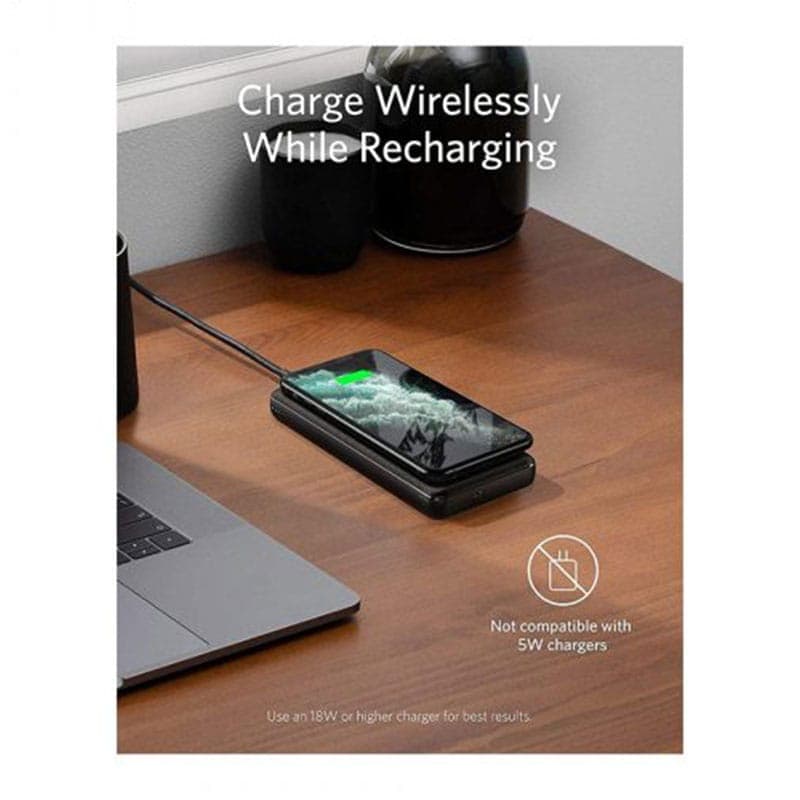 شارژر همراه انکر PowerCore III Sense 10000 Wireless PD مدل A1617 — تصویر ۲