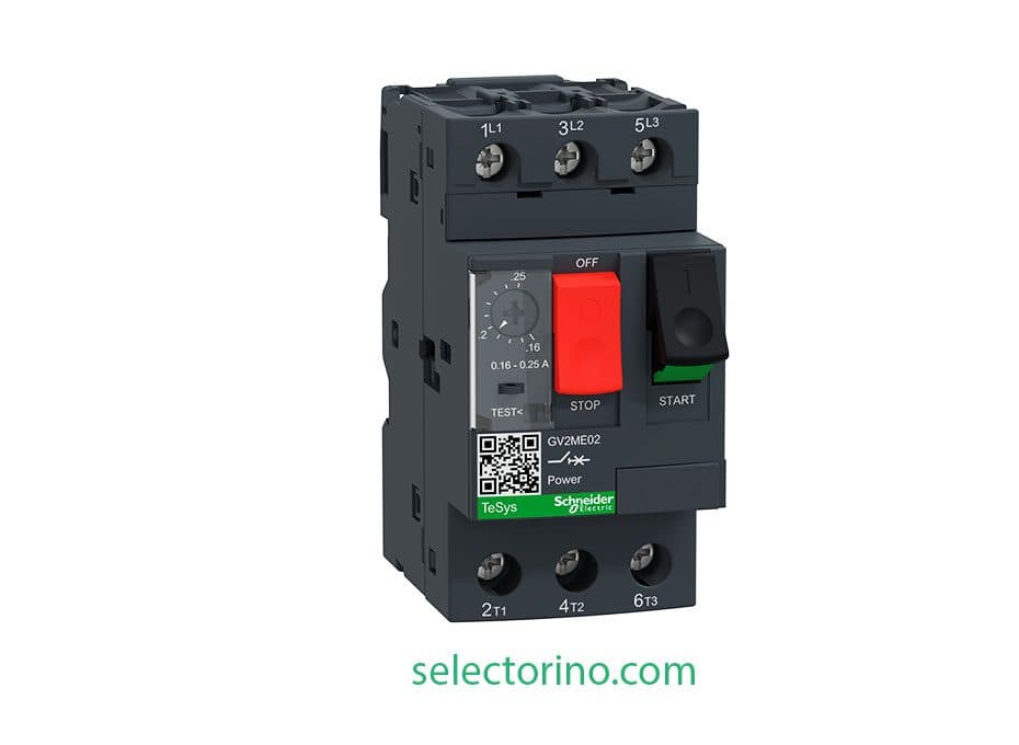 کلید حرارتی 0/16 – 0/25 اشنایدر GV2ME02 Schneider
