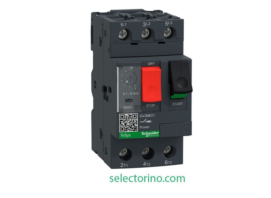 کلید حرارتی 0/1 – 0/16 اشنایدر GV2ME01 Schneider