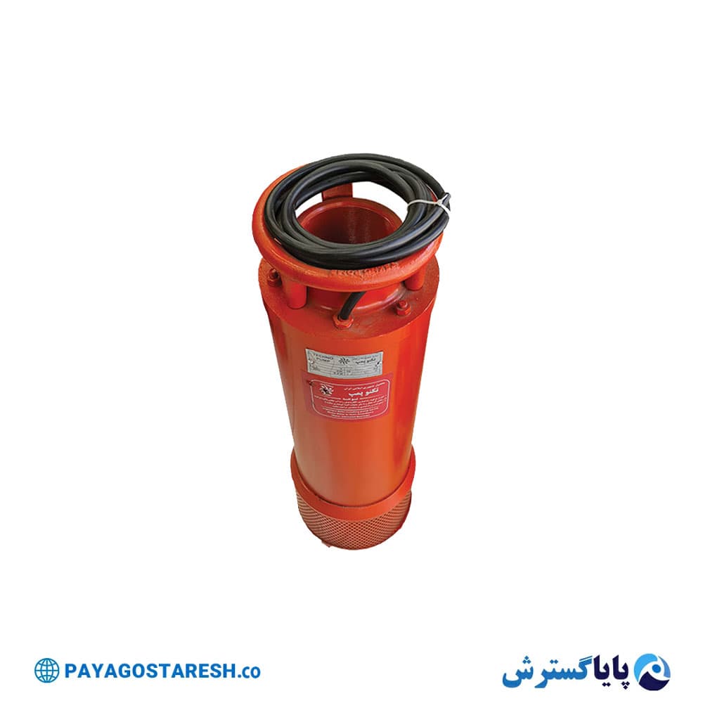الکترو پمپ کفکش تکنو پمپ (TEKNO PUMP) 30 متری 4 اینچ خروجی بالا — تصویر ۲