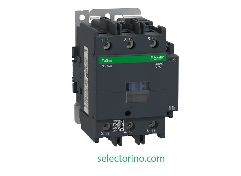 کنتاکتور 80 آمپر 110 ولت جریان متناوب LC1D80F7 اشنایدر Schneider