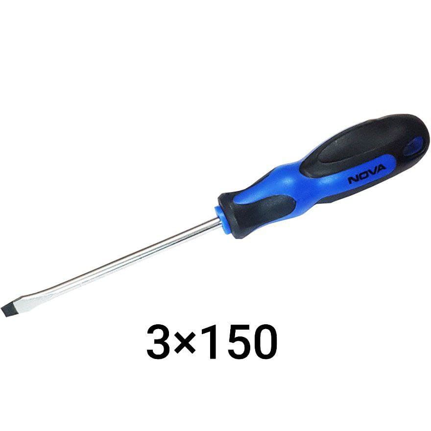 پیچ گوشتی دسته پلاستیکی 150×3 دوسو نووا NOVA مدل 1602