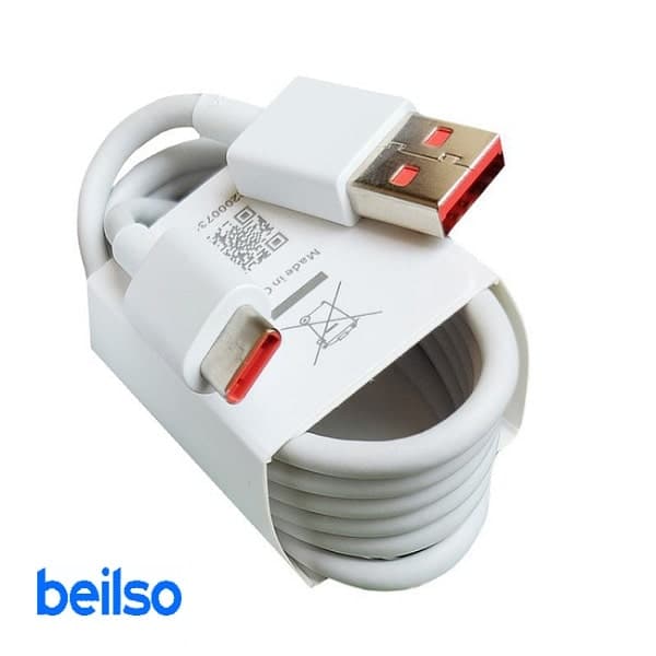 کابل شارژ اصلی ثانیه شمار شیائومی ( تضمین تا 120 وات )