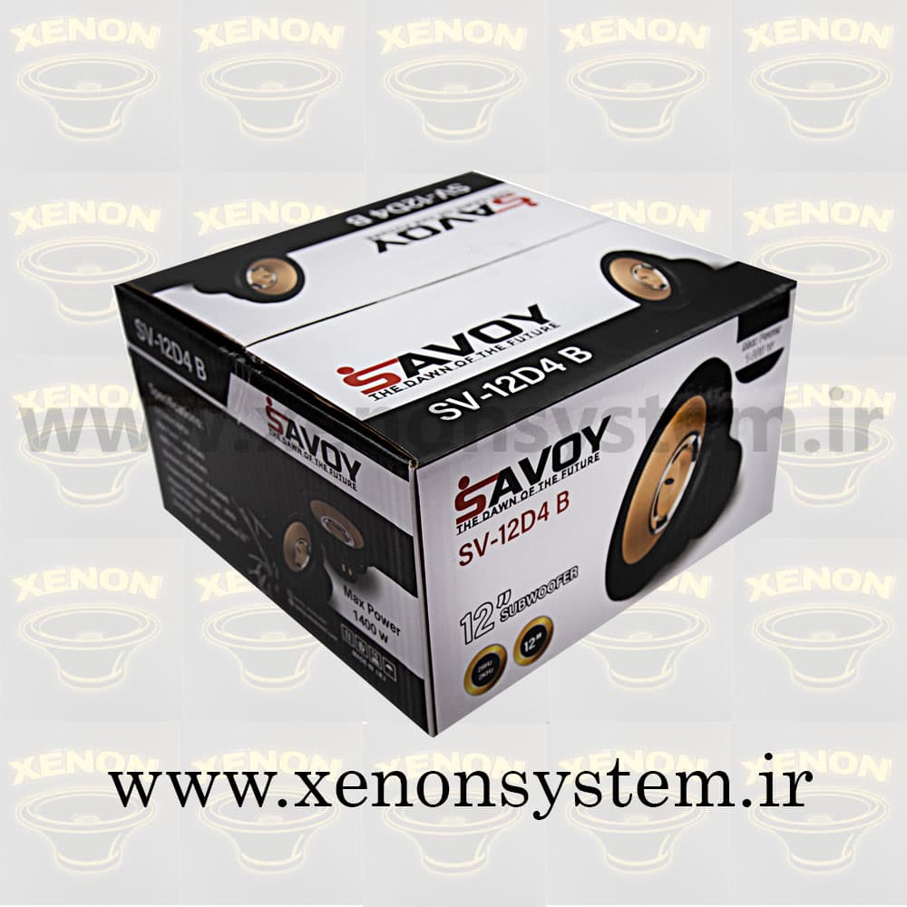 ساب ووفر خودرو ساووی سایز 12 اینچ مدل SV-12D4 B — تصویر ۶