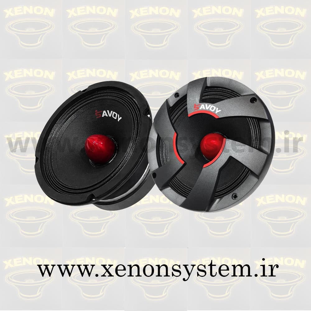 میدرنج خودرو ساووی سایز 6.5 اینچ مدل SV-650 Pro بسته دو عددی