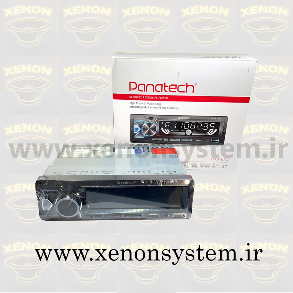 ضبط / پخش کننده خودرو پاناتک مدل P-CP215 پنل ثابت