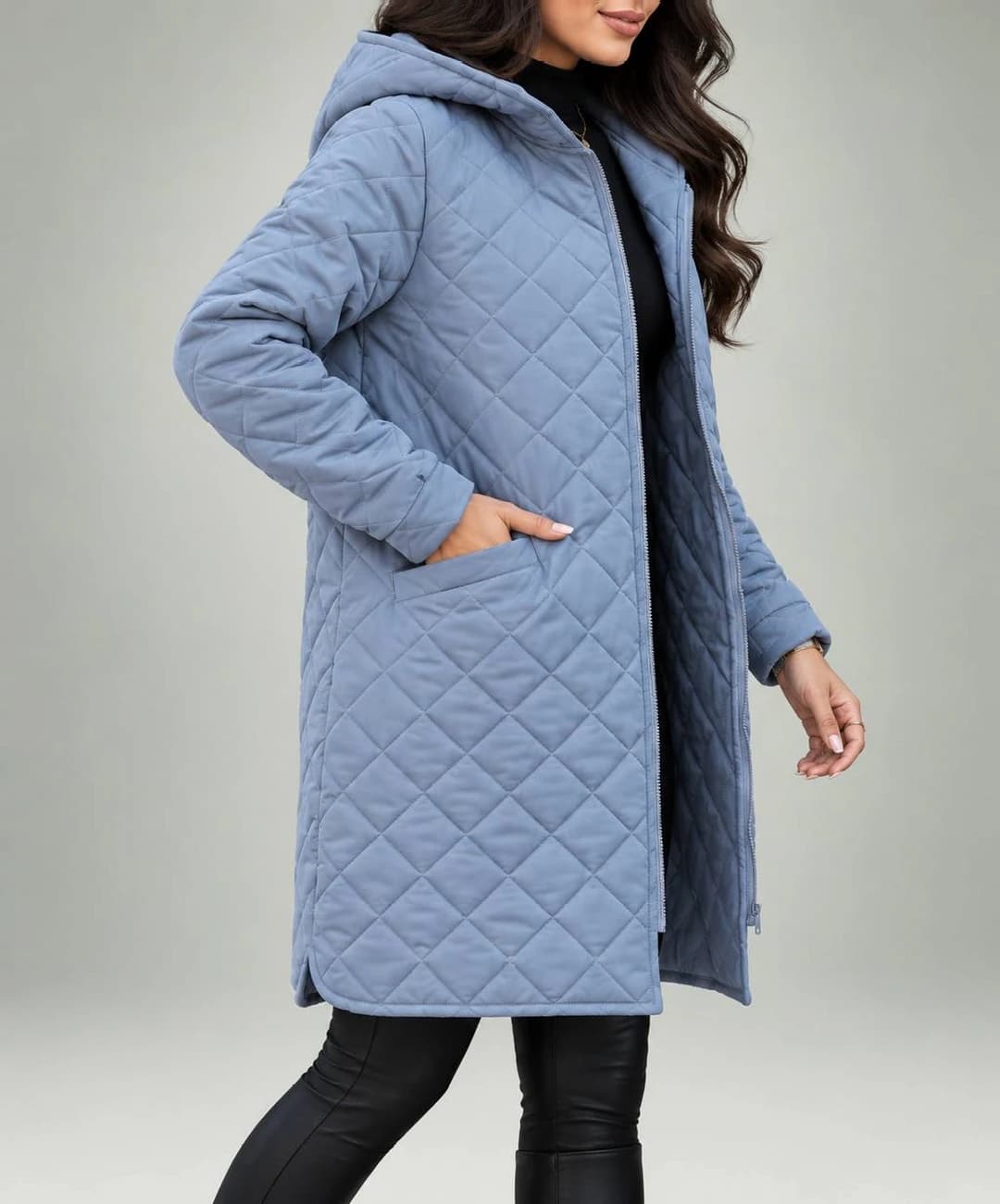 کاپشن طرح لوزی مموری تی سی آستردار مدل سودا |کد:5074 — تصویر ۵