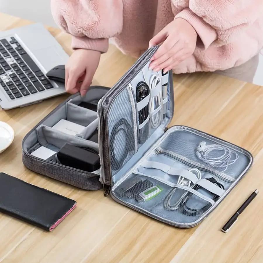 کیف دیجیتال 2 زیپه — تصویر ۴