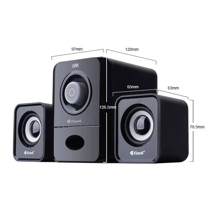 اسپیکر سه تکه کیسونلی Kisonli U-2900 RGB — تصویر ۷