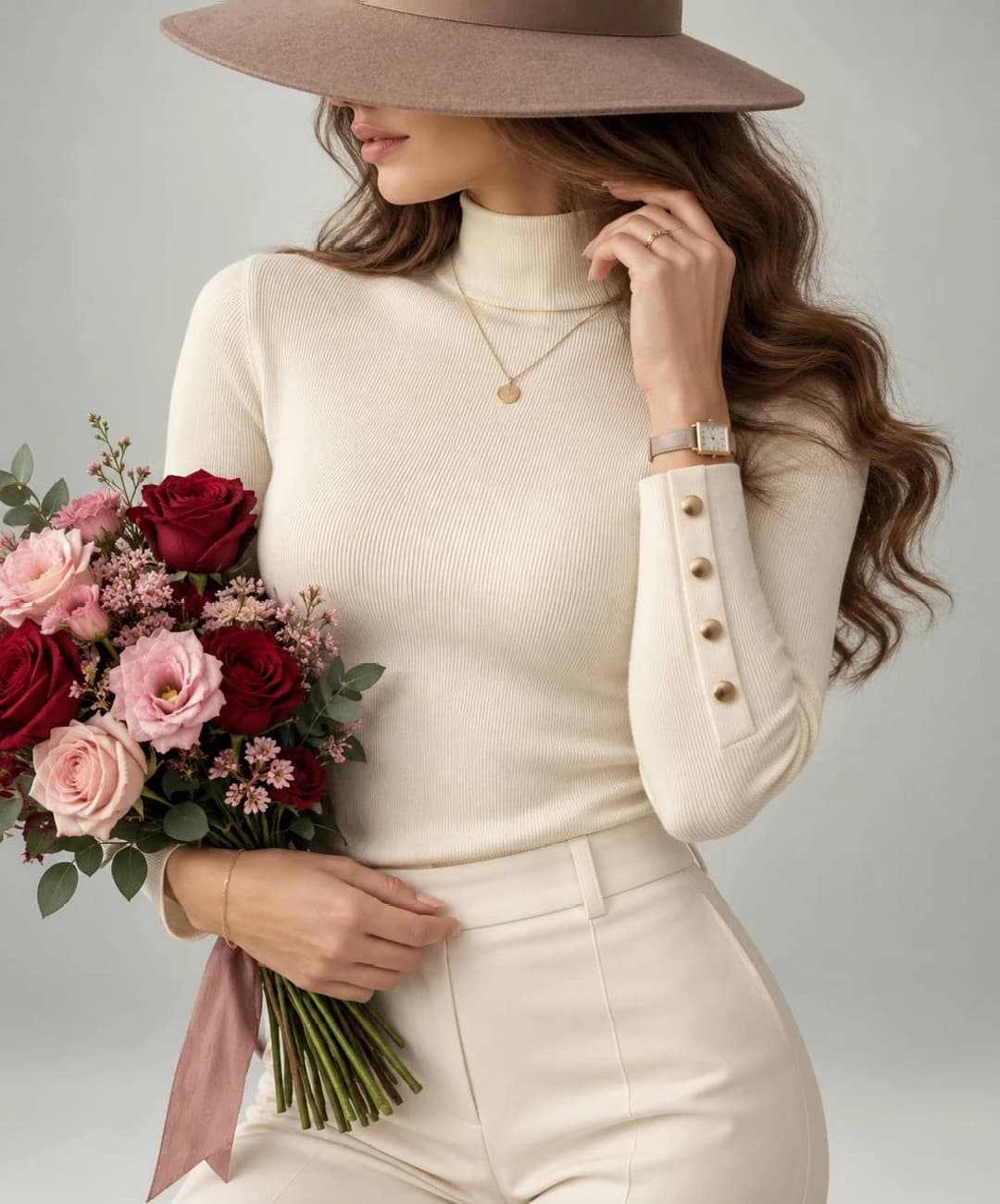 بلوز کبریتی یقه 5 سانت طرح زارا مدل بهارمین |کد:7108 — تصویر ۵