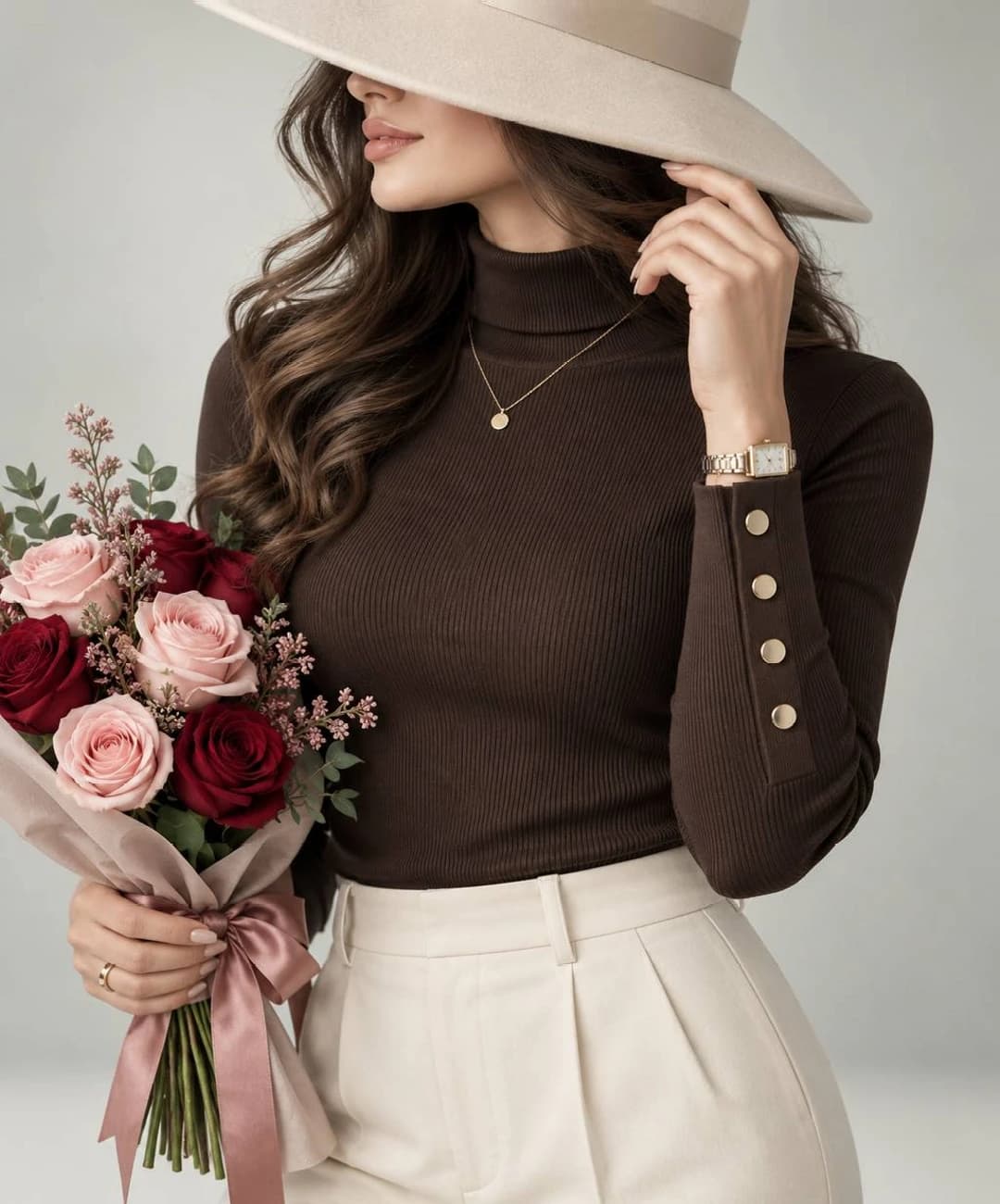 بلوز کبریتی یقه 5 سانت طرح زارا مدل بهارمین |کد:7108 — تصویر ۴