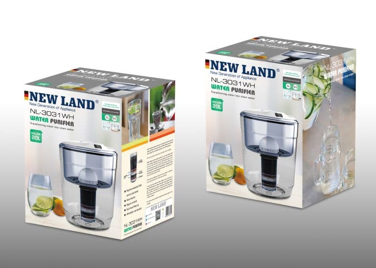 مخزن فیلتر دار تصفیه آب نیولند مدل Water filter tank NEWLAND NL-3031WH — تصویر ۳