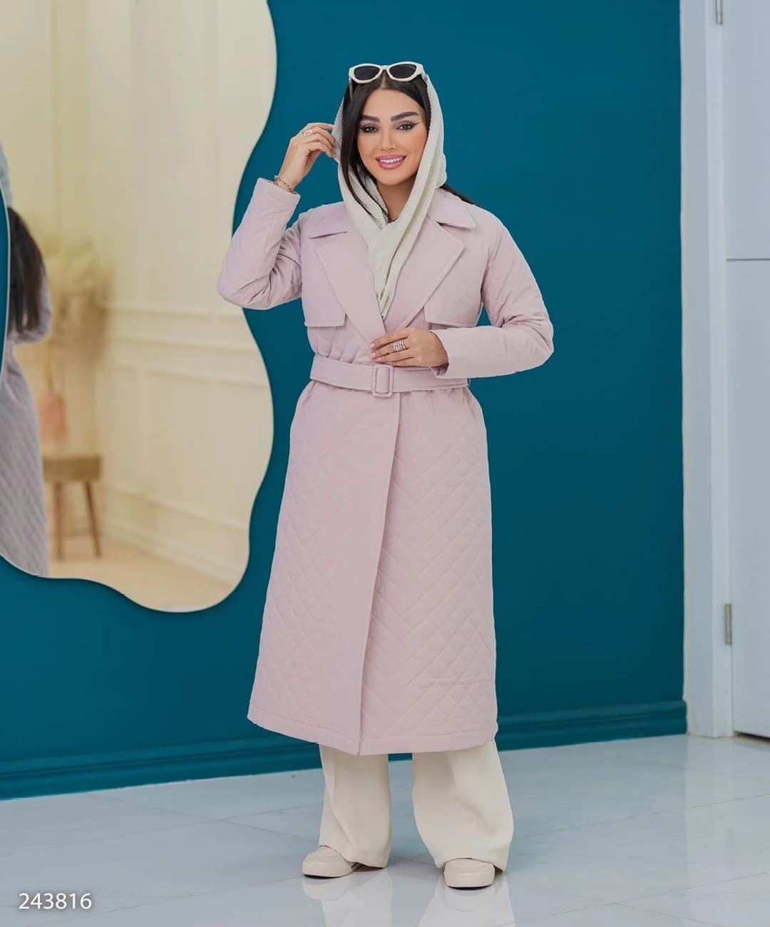 کاپشن بلند مموری اینبردی آستردار مدل ماهکان |کد:5178 — تصویر ۳