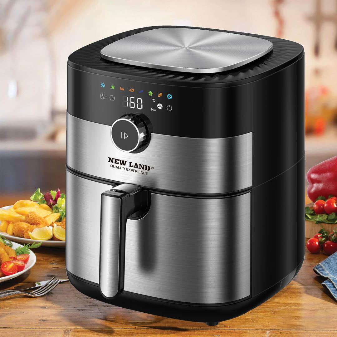 سرخ کن 5.3 لیتری بدون روغن نیولند مدل Fryer without oil NEWLAND NL-2921BS — تصویر ۲