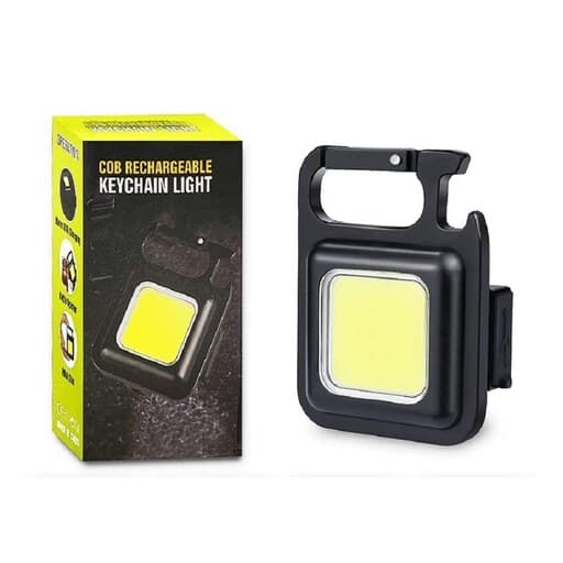 چراغ قوه شارژی مگنتی Cob Rechargebale Keychain Light — تصویر ۴