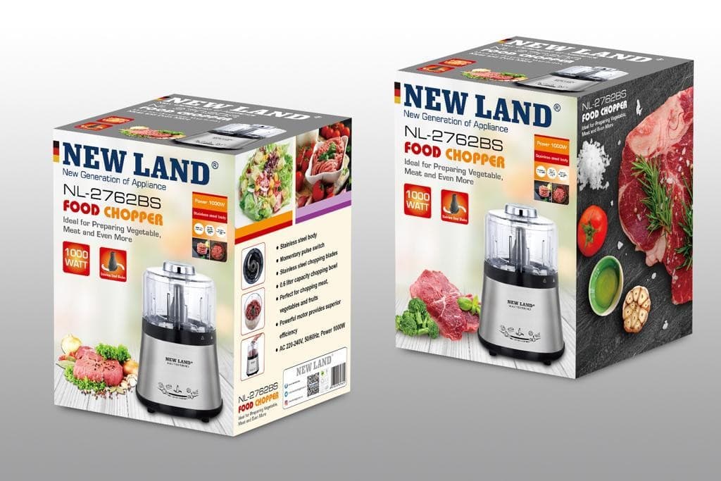 خردکن 1.2.3 استیل نیولند مدل Crusher 1.2.3 NEWLAND NL-2762BS