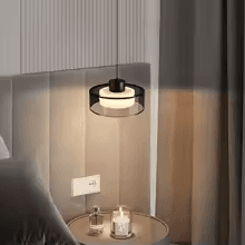 شیکترین چراغ آویز شیشه‌ای مینیمالیستی کد4241/ طرح هنری برای اتاق خواب، میز ناهارخوری، نورپردازی مدرن برای جزیره آشپزخانه، اتاق غذاخوری رستوران، حمام، لوسترهای سقفی تزئینی با لامپ‌های آویز — تصویر ۸