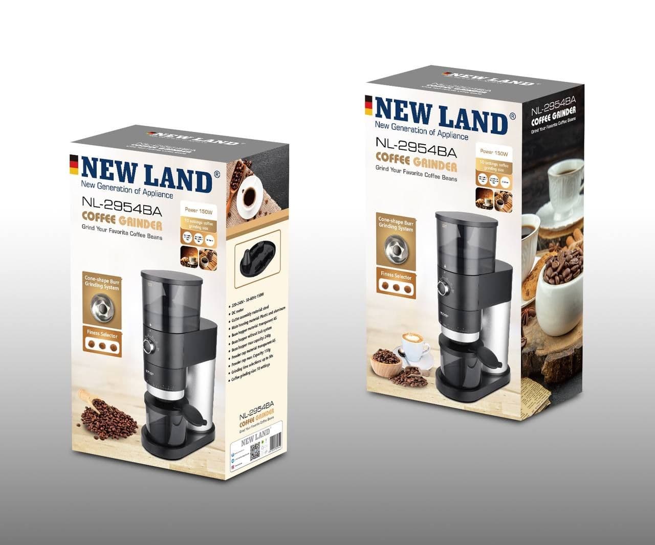 آسیاب قهوه نیولند نیولند مدل coffee mill NEWLAND NL-2954BA